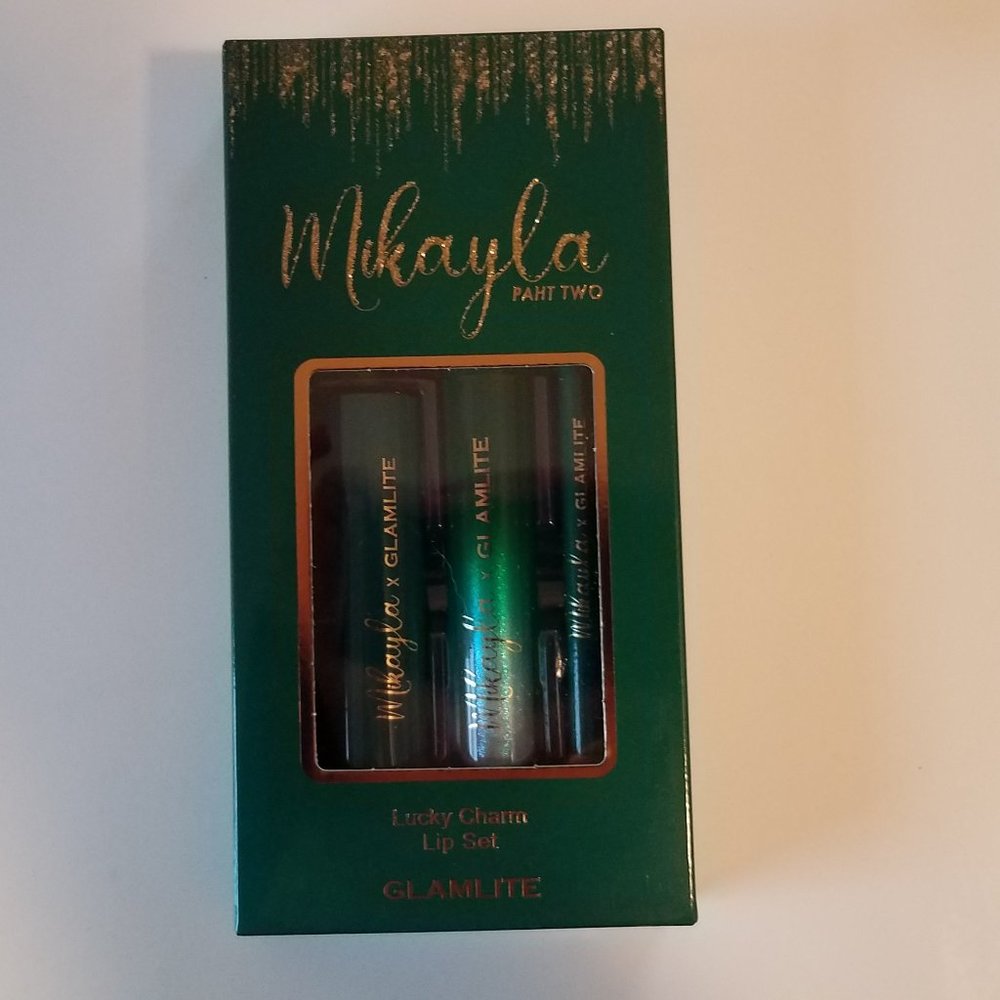 NEW Mikayla Glamlite Phat 2 Lucky Charm Lip set